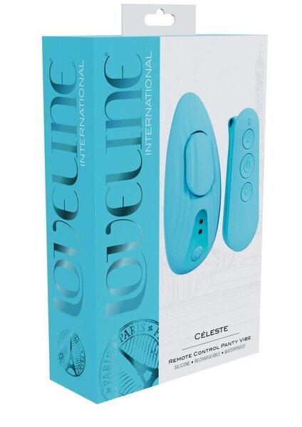 SHOTS LOVELINE PANTY VIBE CELESTE W/REMOTE BLUE