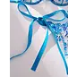 "O" HEAVENS BRA & PANTY GABBY SET BLUE