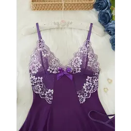 "O" HEAVENS "O" HEAVENS JILL BABYDOLL W/THONG PURPLE