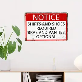 "O" HEAVENS METAL SIGN "OH"  SHIRT AND SHOES REQUIRED 8X11