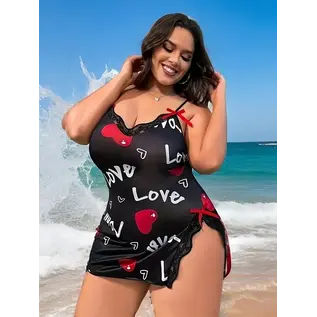 "O" HEAVENS LOVE NIGHTIE BLACK