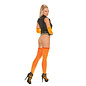 ELEGANT MOMENTS EM THIGH HIGH FISHNET NEON ORANGE