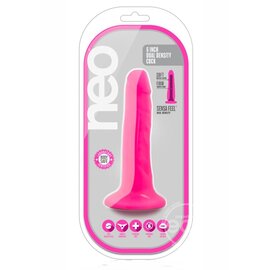 NEO DUAL DENSITY DILDO 6"