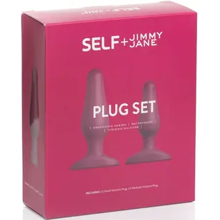 JIMMYJANE ANAL PLUG 2 PC SET PINK
