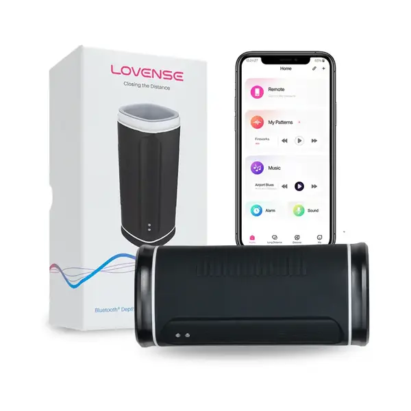 LOVENSE STROKER CALOR APP/BLUETOOTH