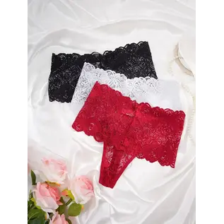 "O" HEAVENS HIGH WAIST LACE PANTY VARIOUS