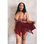 FAIRE CURVY FOX HOPELESS ROMANTIC BABYDOLL W/THONG