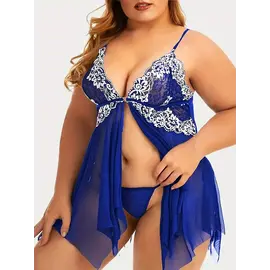 FAIRE CURVY FOX HOPELESS ROMANTIC BABYDOLL W/THONG