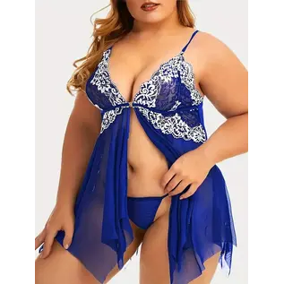 FAIRE CURVY FOX HOPELESS ROMANTIC BABYDOLL W/THONG