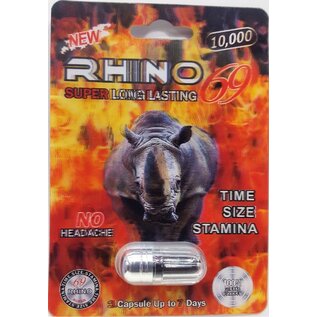 RHINO 69 ENHANCEMENT PILL SUPER LONG LASTING B2G1F