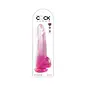 PIPEDREAM KING COCK DILDO CLR/PINK 10"
