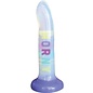 HOTT PRODUCTS DILDO DIRTY TALK HORNY BITCH 8" MULTICOLOR