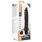 BLUSH VIBE DILDO DR SKIN SILICONE DR RICHARD CHOCOLATE 9"