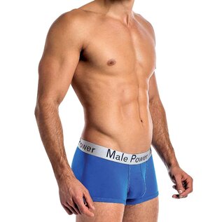MALE POWER MP MENS SHORT MODAL BASICS LO RISE ENHANCER BLUE