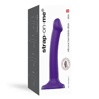 LOVELY PLANET STRAP-ON-ME BENDABLE DILDO SMALL PURPLE
