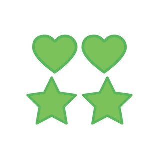 PEEKABOOS PEEKABOO PASTIES DOUBLE PACK VARIOUS STYLES