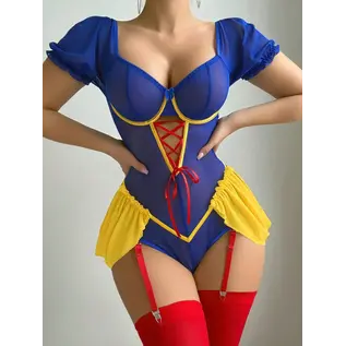 "O" HEAVENS "OH" SEXY SNOW WHITE PRINCESS COSTUME