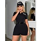 "O" HEAVENS "O" HEAVENS SEXY COP COSTUME BLACK
