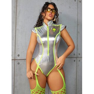 "O" HEAVENS "O" HEAVENS Y2K ALIEN COSTUME