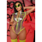 "O" HEAVENS "O" HEAVENS Y2K ALIEN COSTUME PLUS SIZE