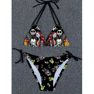 "O" HEAVENS "O" HEAVENS NIGHTMARE BEFORE CHRISTMAS BIKINI