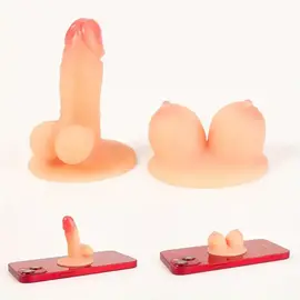"O" HEAVENS SUCKERS "OH" MINI BOOBIES/PENIS SUCTION CUP EACH
