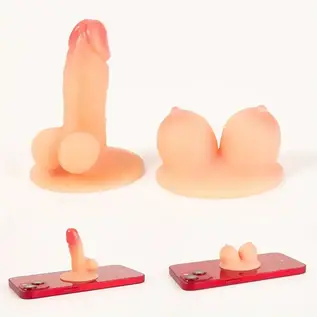 "O" HEAVENS SUCKERS "OH" MINI BOOBIES/PENIS SUCTION CUP EACH