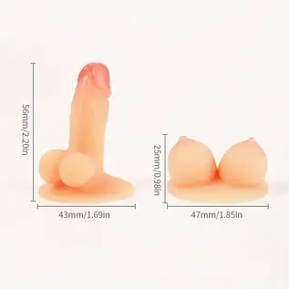 "O" HEAVENS "O" HEAVENS SUCTION CUP BOOBIES OR PENIS EACH