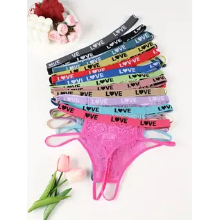 "OH" CROTCHLESS PANTY LOVE VARIOUS