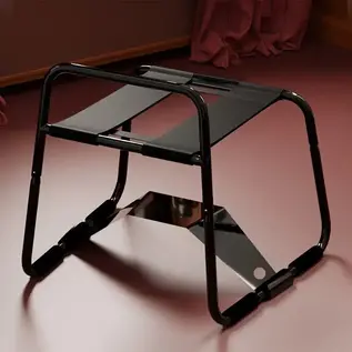 "O" HEAVENS "O" HEAVENS CHAIR W/ATTACHMENT BASE RED BLACK