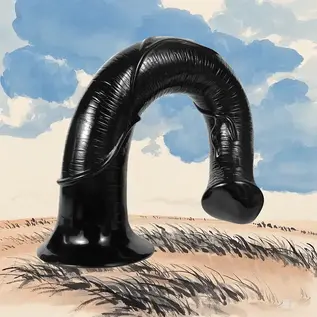 "O" HEAVENS "OH" DILDO HORSE 15" BLACK