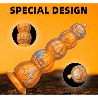 "O" HEAVENS CREATURE DILDO PUMPKIN 8"