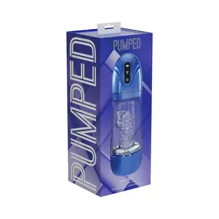 SHOTS AMERICA LLC PUMPED SONIC PULL MASTURBATOR WITH SUCTION BLUE