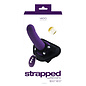 VEDO VEDO STRAPPED VIBRATING STRAP ON WITH REMOTE PURPLE