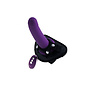 VEDO VEDO STRAPPED VIBRATING STRAP ON WITH REMOTE PURPLE