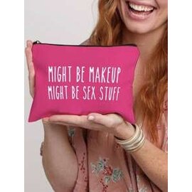 "O" HEAVENS "O" HEAVENS MAKE UP BAG "MIGHT BE" PINK