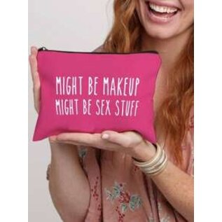 "O" HEAVENS "O" HEAVENS MAKE UP BAG "MIGHT BE" PINK