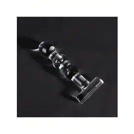 "O" HEAVENS PLUG "OH" GLASS BEADED T-BAR