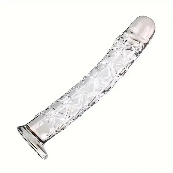 "O" HEAVENS DILDO GLASS 6.5" CLEAR