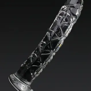 "O" HEAVENS "O" HEAVENS GLASS DILDO 6.5" CLEAR