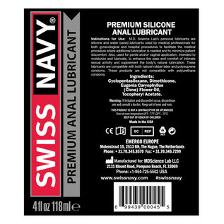 SWISS NAVY SWISS NAVY SILICONE 4 OZ