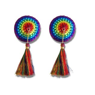 APPEELING PASTIES RAINBOW WITH TASSELS