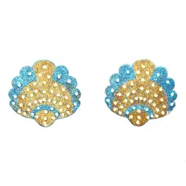 APPEELING SHELL SHOCK GLITTER AND PERAL PASTIES
