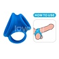 LOVETOY LOVETOY PINNACLE PRO TRIO ENCHANCER SLEEVE BLUE