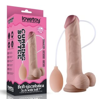 LOVETOY LOVETOY DILDO SQUIRTING 9" FLESH
