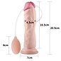 LOVETOY SQUIRTING DILDO 8.5" FLESH