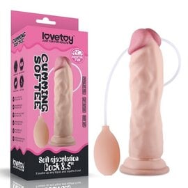 LOVETOY DILDO SQUIRTING LIGHT 8.5"
