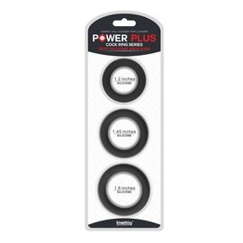 LOVETOY LOVETOY COCK RING SET POWER PLUS SNUG
