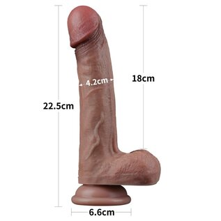 LOVETOY DILDO NATURE COCK TAN 9"