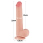 LOVETOY LOVETOY DILDO SLIDING SKIN 9" VANILLA